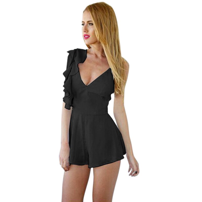 Womens Sexy Clubwear Playsuit Bodycon Ladies Summer Jumpsuit Romper
